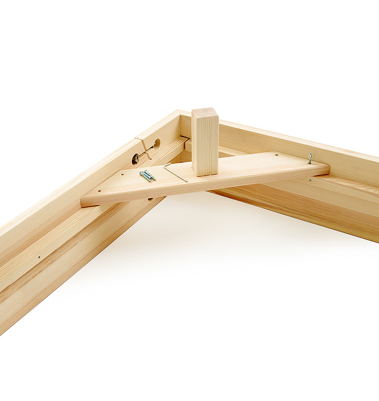 Kiezbett schwebend Design Unterkonstruktion Füße